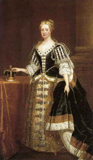 unknow artist Portrait of Caroline Wilhelmina of Brandenburg-Ansbach
